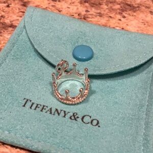 Tiffany & Co. Sterling silver crown charm